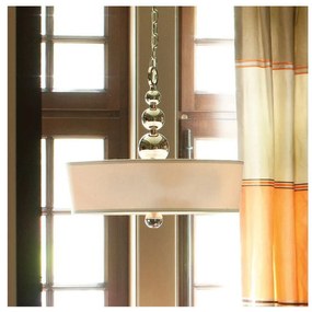 Hinkley HK-ZELDA-P-B-PN - Candelabru cu lanț ZELDA, 3xE27/60W/230V, crom lucios