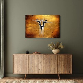 Tablou perechii dansând pictate (90x60 cm)