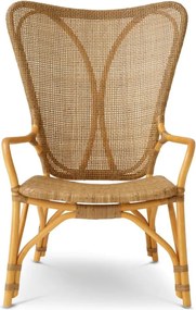 Fotoliu din ratan design LUX, Colony natur honey
