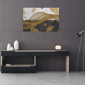 Tablou - Pene aurii (90x60 cm)