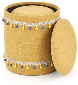 Set tabureti tapitati Grado Galben