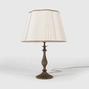 Veioza, Lampa de masa din alama stil clasic Petalo