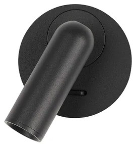 Spot LED de perete BEAN LED/3W/230V negru Ideal Lux