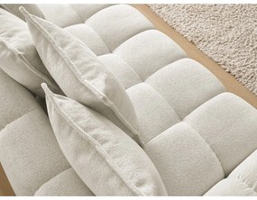 Canapea albă cu tapițerie din chenille 278 cm Everest – Bobochic Paris