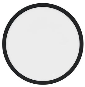 Plafoniera LED design silm IP54 baie Oja 29 negru 3000-4000K 2015026103 NL