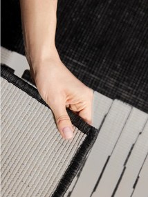 Covor pentru exterior și interior negru/crem 160x230 cm Haringey Acacia – Ted Baker