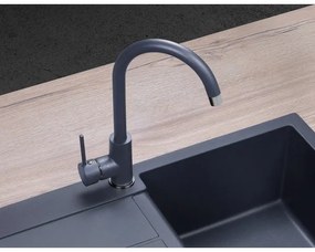 Concept BDG3334DG - Baterie pentru chiuvetă 33,5 cm granit/gri închis