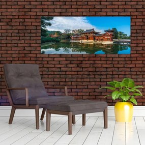 Tablou - Templul Byodo-in, Japonia (120x50 cm)