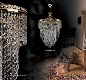 Lustra Cristal Bohemia Exclusive diametru 40cm Jasmina dia. 400 CE
