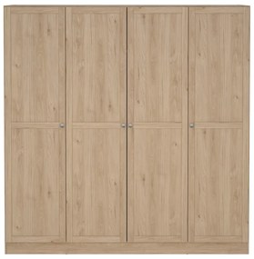 Șifonier cu aspect de lemn de stejar 195,5x200 cm Billund – Tvilum