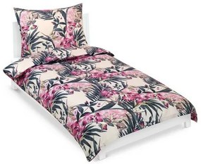 Bellatex Lenjerie de pat din bumbac Amarylka roz,140 x 200 cm, 70 x 90 cm