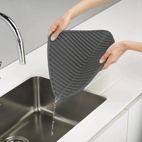 Uscator - suport pentru vase Joseph Joseph Flume Large 85089, 43,5x31,5, Cauciuc, Gri