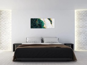 Tablou - Marmură turcoaz (120x50 cm)