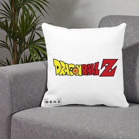 Perna Personalizata Dragon Ball Z Clasic, 40x40 cm, Alba Mata, Husa Detasabila, Perna Inclusa, BEKZ®
