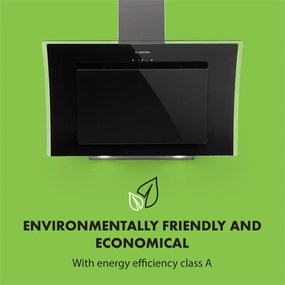 Sabia 90, hotă de aspirare de 90 cm, incluzând 2 x filtru de carbon activ, neagră