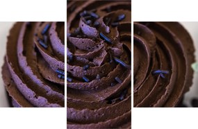 Tablou - Cupcake din ciocolată (90x60 cm)