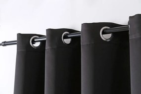 Perdea OXFORD LIGHT 140x270 cm, negru Agatat: Rejansa