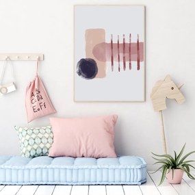 Poster - Abstracție pictată (A4)