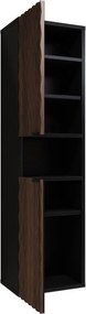 Dulap lemn masiv baie Enzaro, 133 × 33 × 35 cm