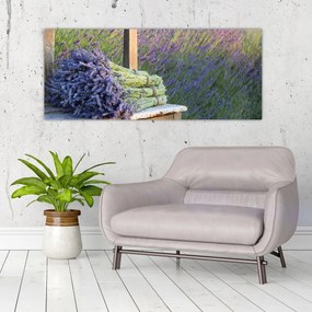 Tablou - Buchețele de lavandă (120x50 cm)