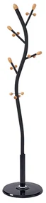 Suport de haine din metal Sadik, negru, 175 cm