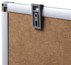 Placa de pluta SICO 180 x 90 cm, aluminiu