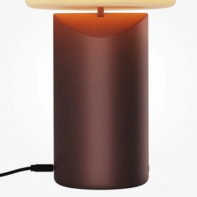 Veioza LED portabila/reincarcabila Topo rosu