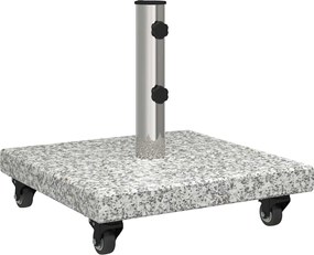 vidaXL Bază pentru umbrelă Gri 45 x 45 x 45 cm Granit