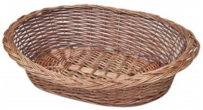 Coș/Pătuț de răchită pentru câini/animale de casă, 69 cm, natural