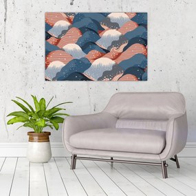 Tablou - Valuri japoneze (90x60 cm)