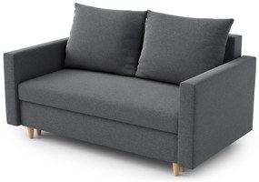 Canapea două locuri Louis (gri închis). 1065646
