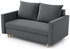 Canapea două locuri Louis (gri închis). 1065646