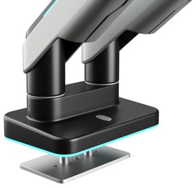 Suport dublu pentru monitoare de 49 de inchi, gri-negru RGB X-Arm Dual