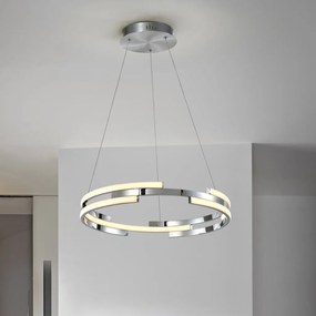 Lustra LED moderna design circular Ciclos crom