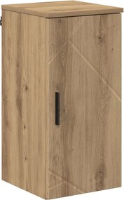 vidaXL Dulap de Baie Pe perete Stejar Artizanal 30 x 31,5 x 61 cm