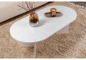 Masă de cafea NEL albă