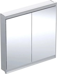 Dulap incastrat cu oglinda Geberit One ComfortLight 90 cm aluminiu eloxat