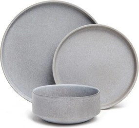 Set 18 vase din gresie Bonami Selection Malia, gri