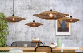 Lampadar din bambus Bali S negru, 44cm BALI/F/AD/B/4412/BN