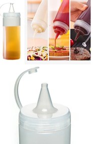 Set 2 recipinte pentru sosuri Hermia 283PLN1204, 2 piese, Plastic, Transparent
