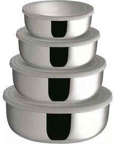 Set 4 boluri inox Florina