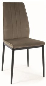 Scaun de bucaterie Atom Velvet, olive