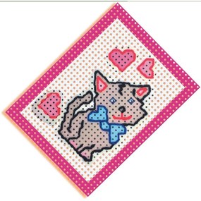 Set broderie SES, cu ațecolorate
