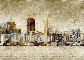 Tablou - Oraș artistic (70x50 cm)