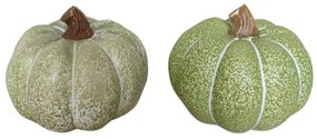 Dovleac decorativ Pumpkin Harvest, verde, 20x15 cm - modele diverse