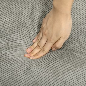 HOMCOM Canapea Extensibila cu 2 Locuri, Gri | Aosom Romania