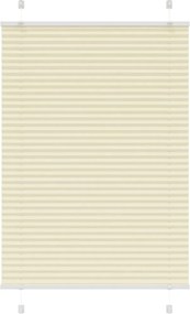 vidaXL Jaluzea plisată Crem 95x150 cm Lățime țesătură 94,4cm