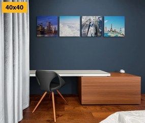 Set tablouri vedere la zgârie-nori în orașul New York