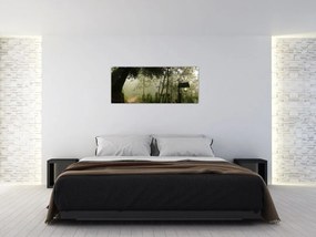 Tablou cu ceața de dimineața (120x50 cm)