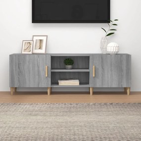 817502 vidaXL Comodă TV, gri sonoma, 150x30x50 cm, lemn prelucrat